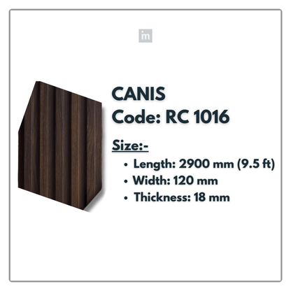 RC 1016 / LOUVERS / FLUTED PANELS / 120 MM x 2900 MM x 18 MM / PREMIUM HDF SLATS