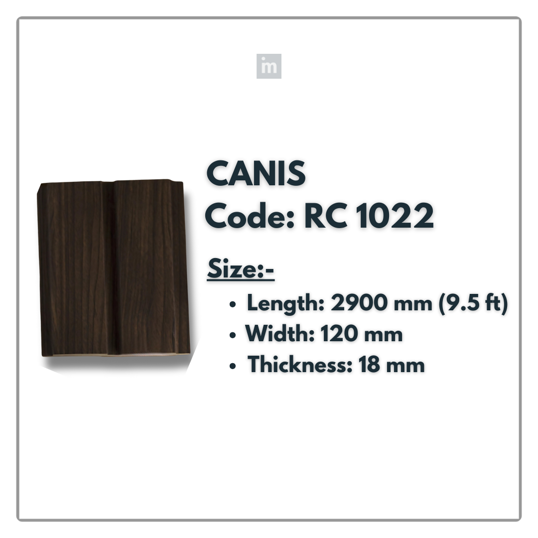 RC 1022 / LOUVERS / FLUTED PANELS / 120 MM x 2900 MM x 18 MM / PREMIUM HDF SLATS