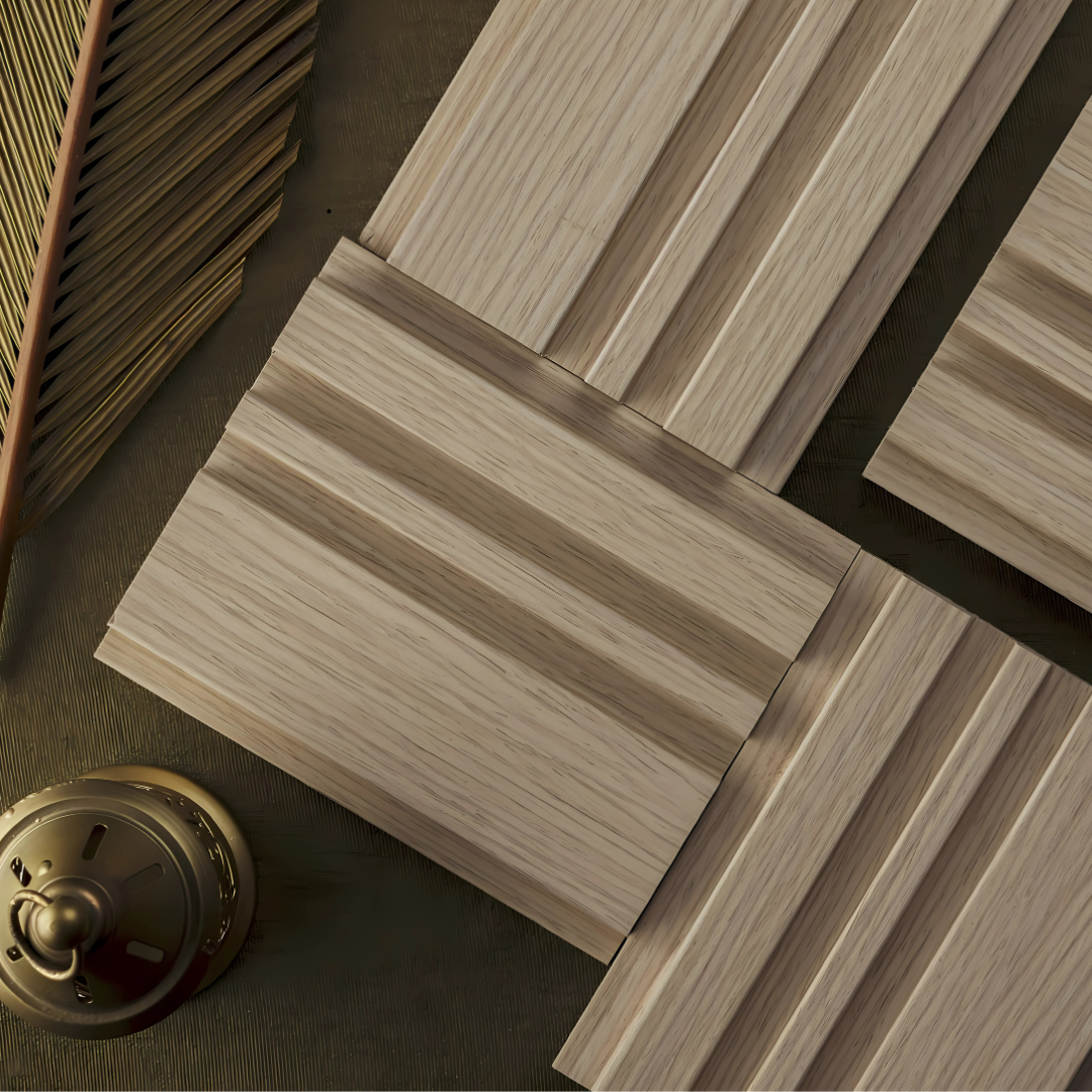 RC 1025 / LOUVERS / FLUTED PANELS / 120 MM x 2900 MM x 18 MM / PREMIUM HDF SLATS