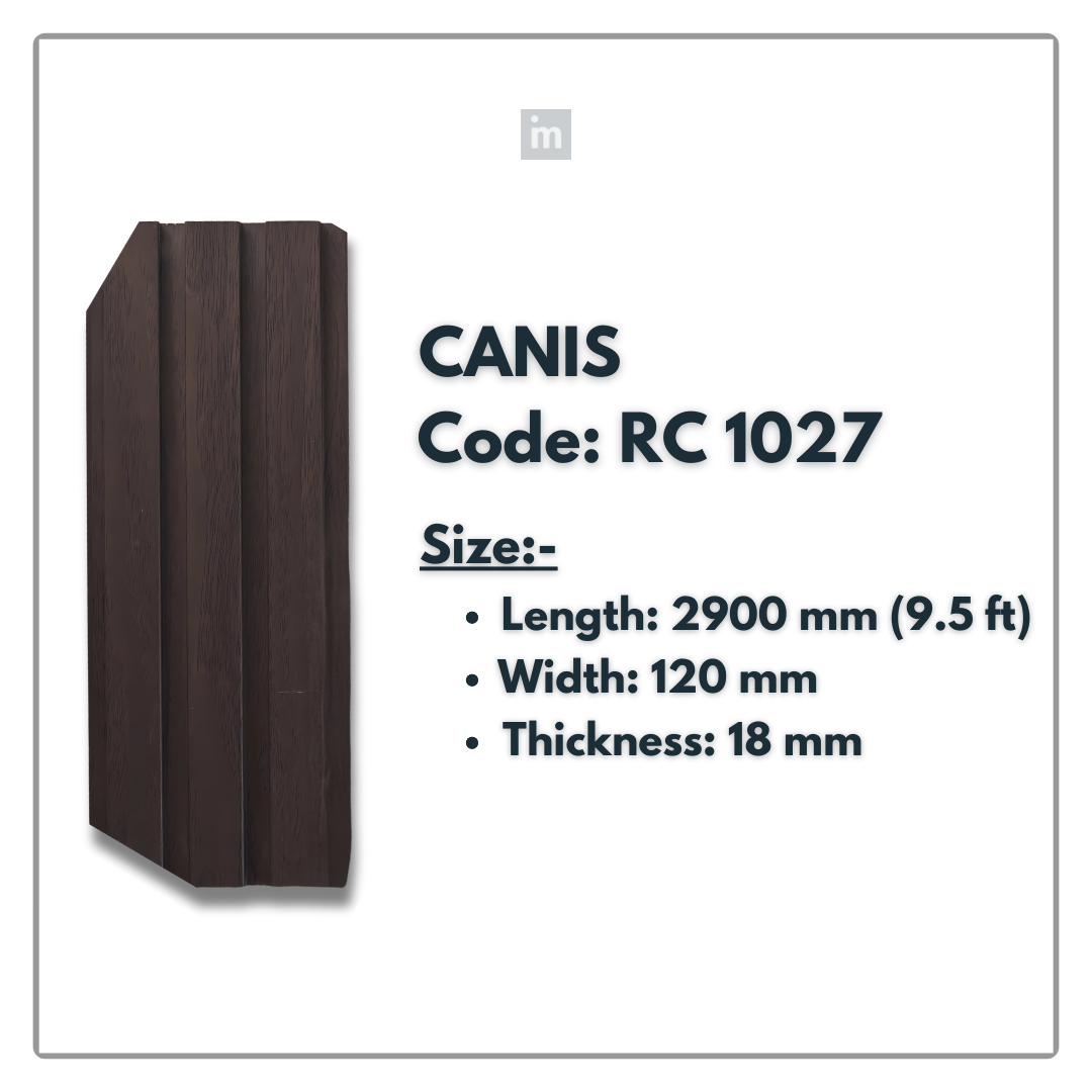 RC 1027 / LOUVERS / FLUTED PANELS / 120 MM x 2900 MM x 18 MM / PREMIUM HDF SLATS