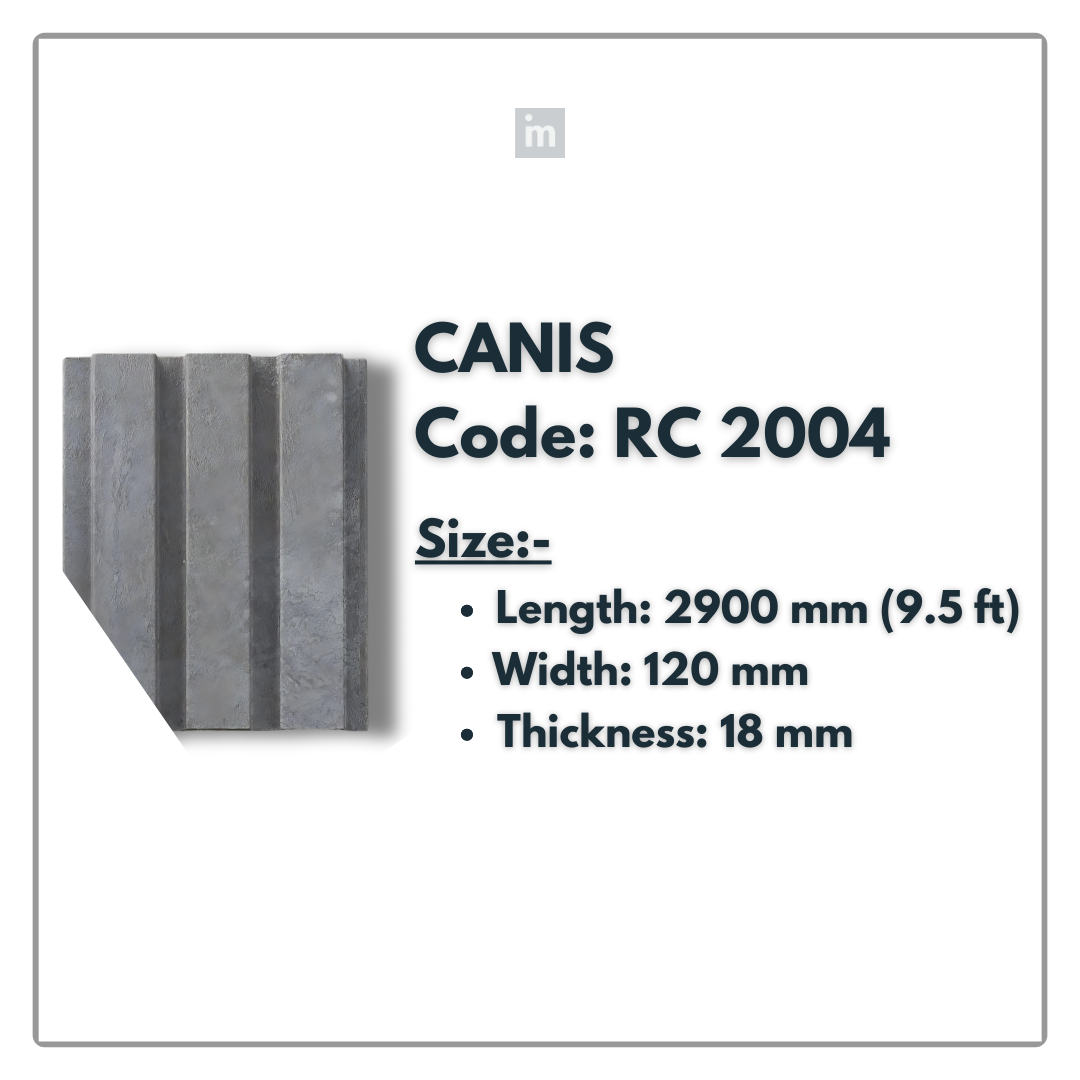 RC 2004 / LOUVERS / FLUTED PANELS / 120 MM x 2900 MM x 18 MM / PREMIUM HDF SLATS