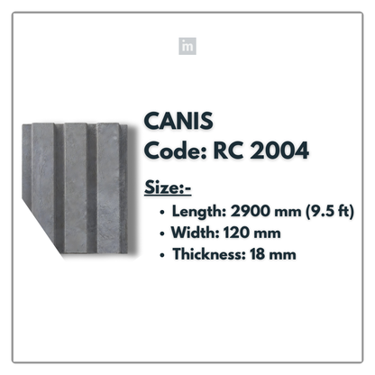 RC 2004 / LOUVERS / FLUTED PANELS / 120 MM x 2900 MM x 18 MM / PREMIUM HDF SLATS