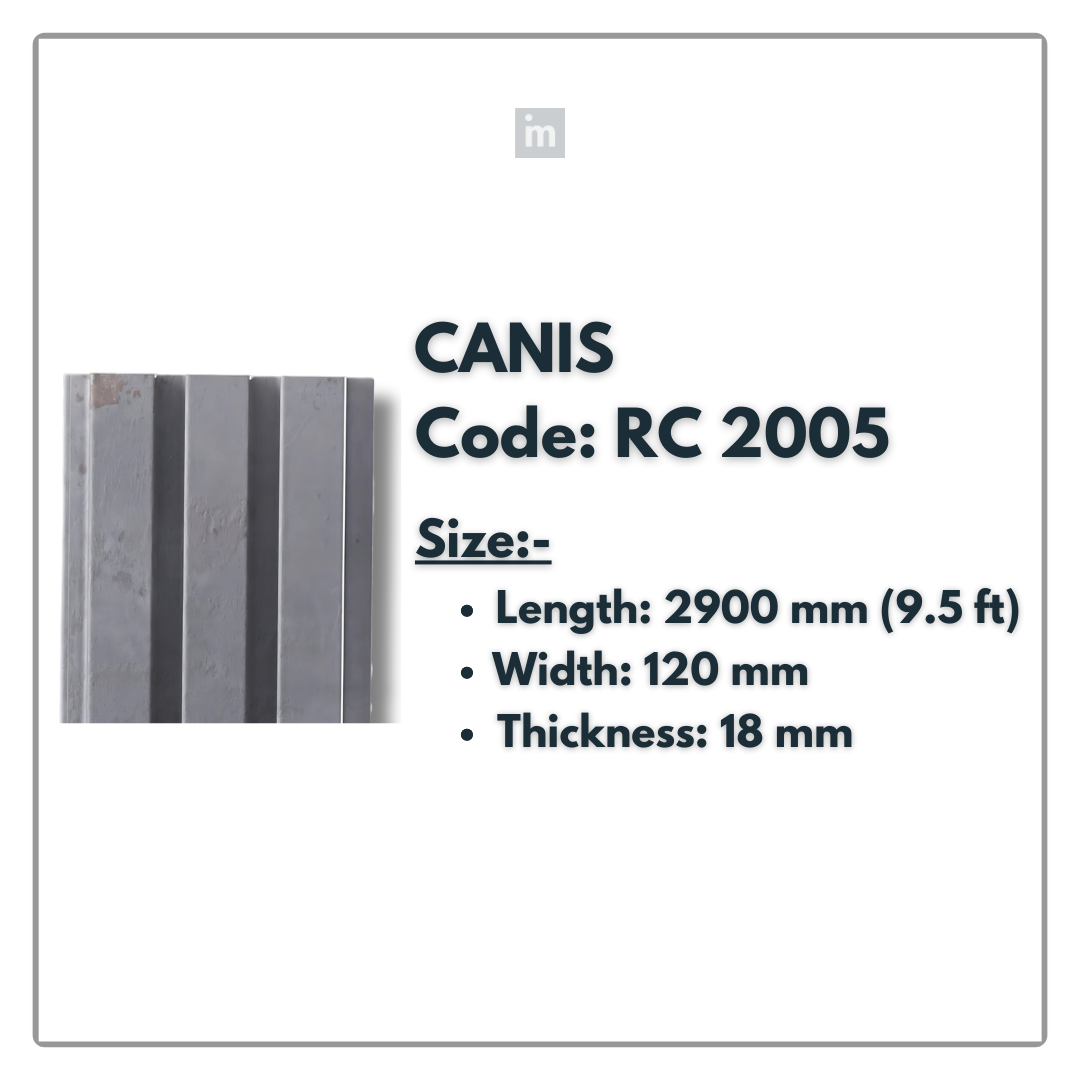 RC 2005 / LOUVERS / FLUTED PANELS / 120 MM x 2900 MM x 18 MM / PREMIUM HDF SLATS