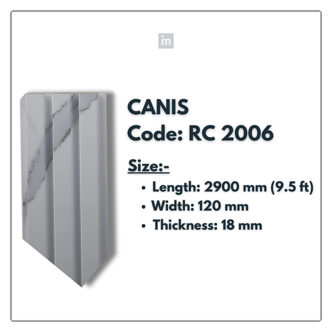 RC 2006 / LOUVERS / FLUTED PANELS / 120 MM x 2900 MM x 18 MM / PREMIUM HDF SLATS