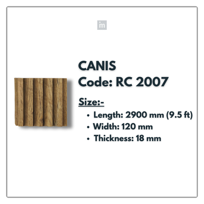 RC 2007 / LOUVERS / FLUTED PANELS / 120 MM x 2900 MM x 18 MM / PREMIUM HDF SLATS