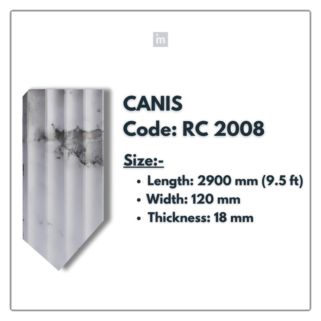 RC 2008 / LOUVERS / FLUTED PANELS / 120 MM x 2900 MM x 18 MM / PREMIUM HDF SLATS