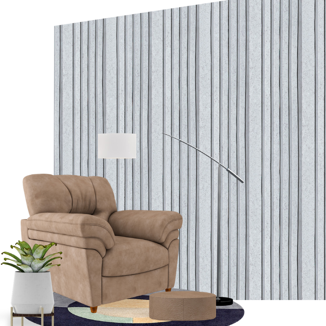 RG 528 / RANG LOUVERS / GROOVE SEAMLESS PLANKS / 9 FT x 5 INCHES x 12MM