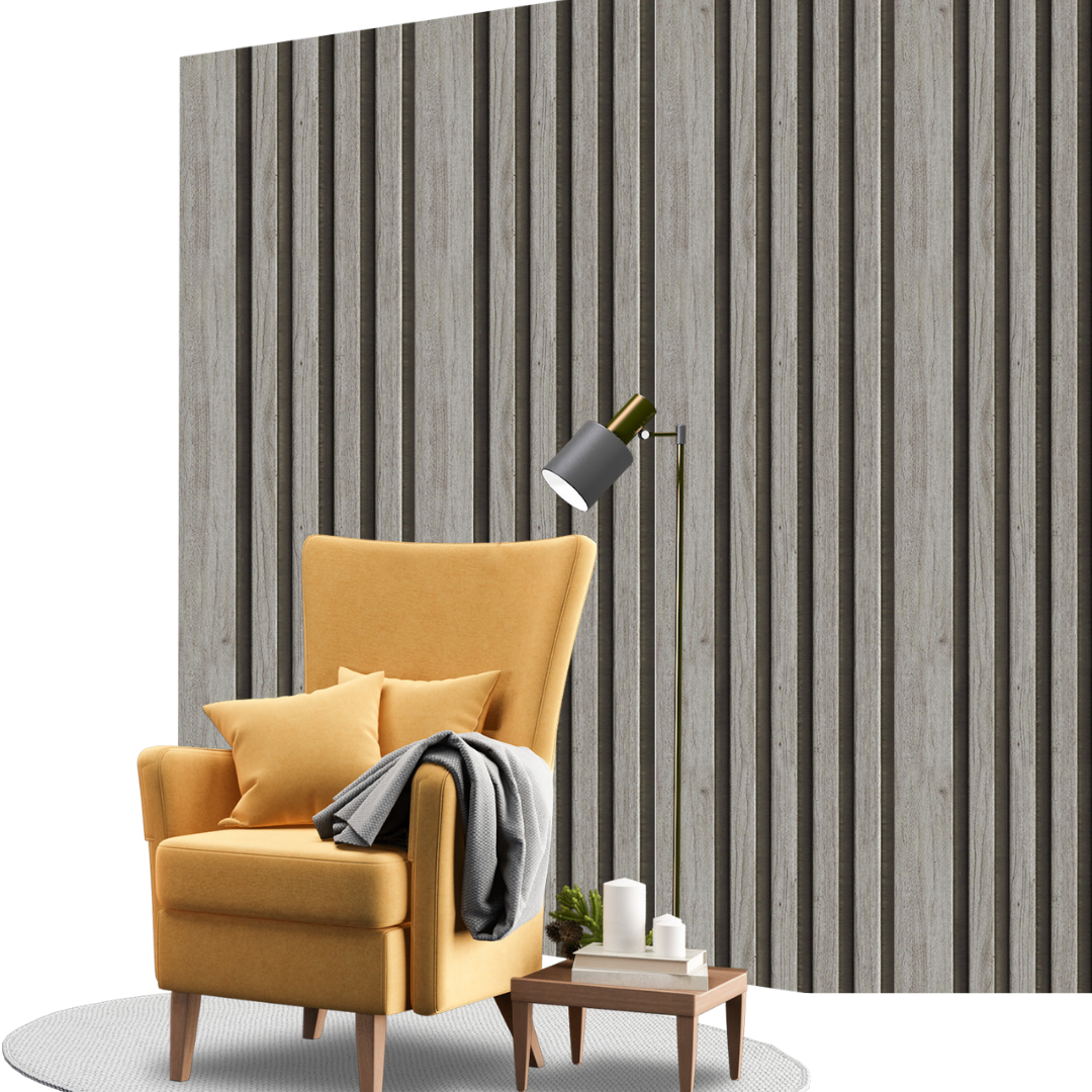 RG 529 / RANG LOUVERS / GROOVE SEAMLESS PLANKS / 9 FT x 5 INCHES x 12MM