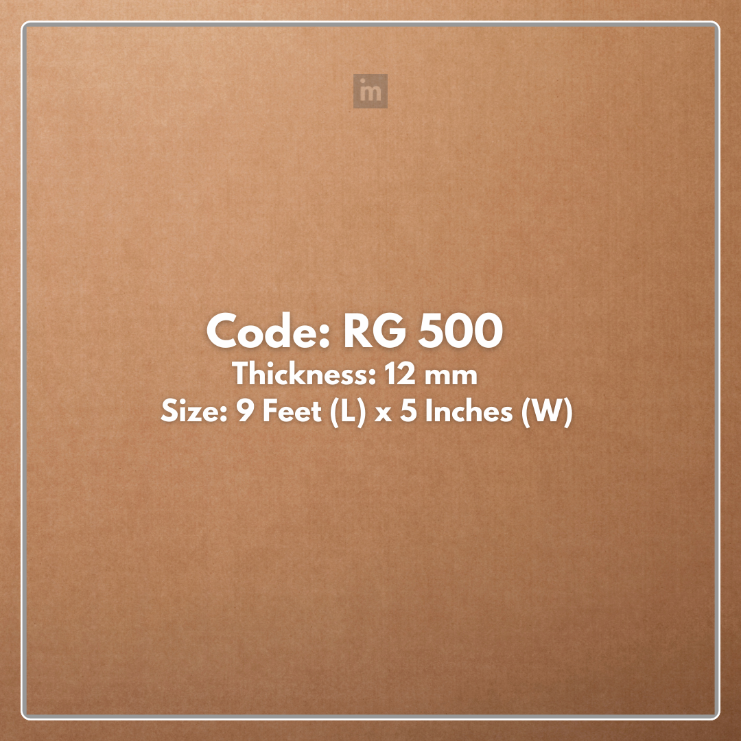 RG 500 / RANG LOUVERS / GROOVE SEAMLESS PLANKS / 9 FT x 5 INCHES x 12MM