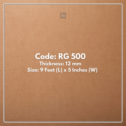 RG 500 / RANG LOUVERS / GROOVE SEAMLESS PLANKS / 9 FT x 5 INCHES x 12MM