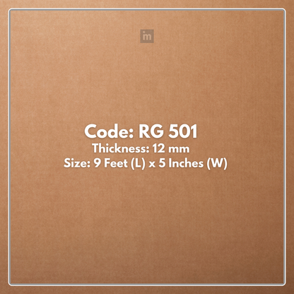 RG 501 / RANG LOUVERS / GROOVE SEAMLESS PLANKS / 9 FT x 5 INCHES x 12MM