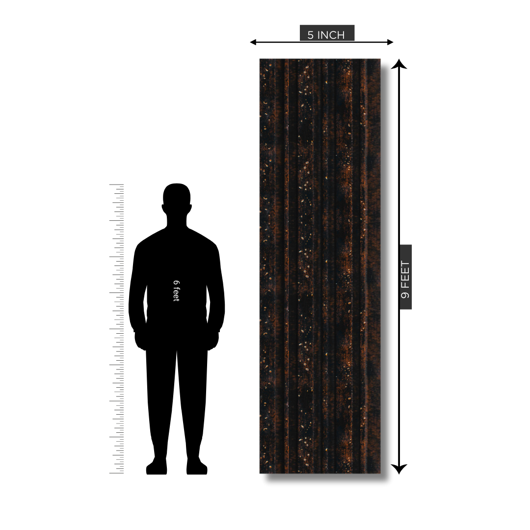 RG 501 / RANG LOUVERS / GROOVE SEAMLESS PLANKS / 9 FT x 5 INCHES x 12MM