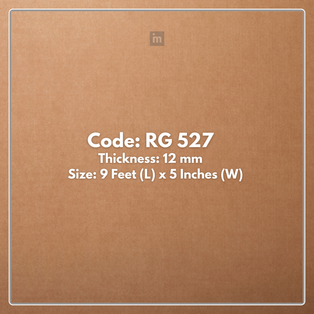 RG 527 / RANG LOUVERS / GROOVE SEAMLESS PLANKS / 9 FT x 5 INCHES x 12MM