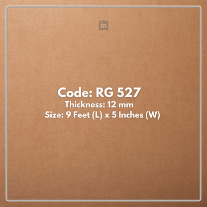 RG 527 / RANG LOUVERS / GROOVE SEAMLESS PLANKS / 9 FT x 5 INCHES x 12MM