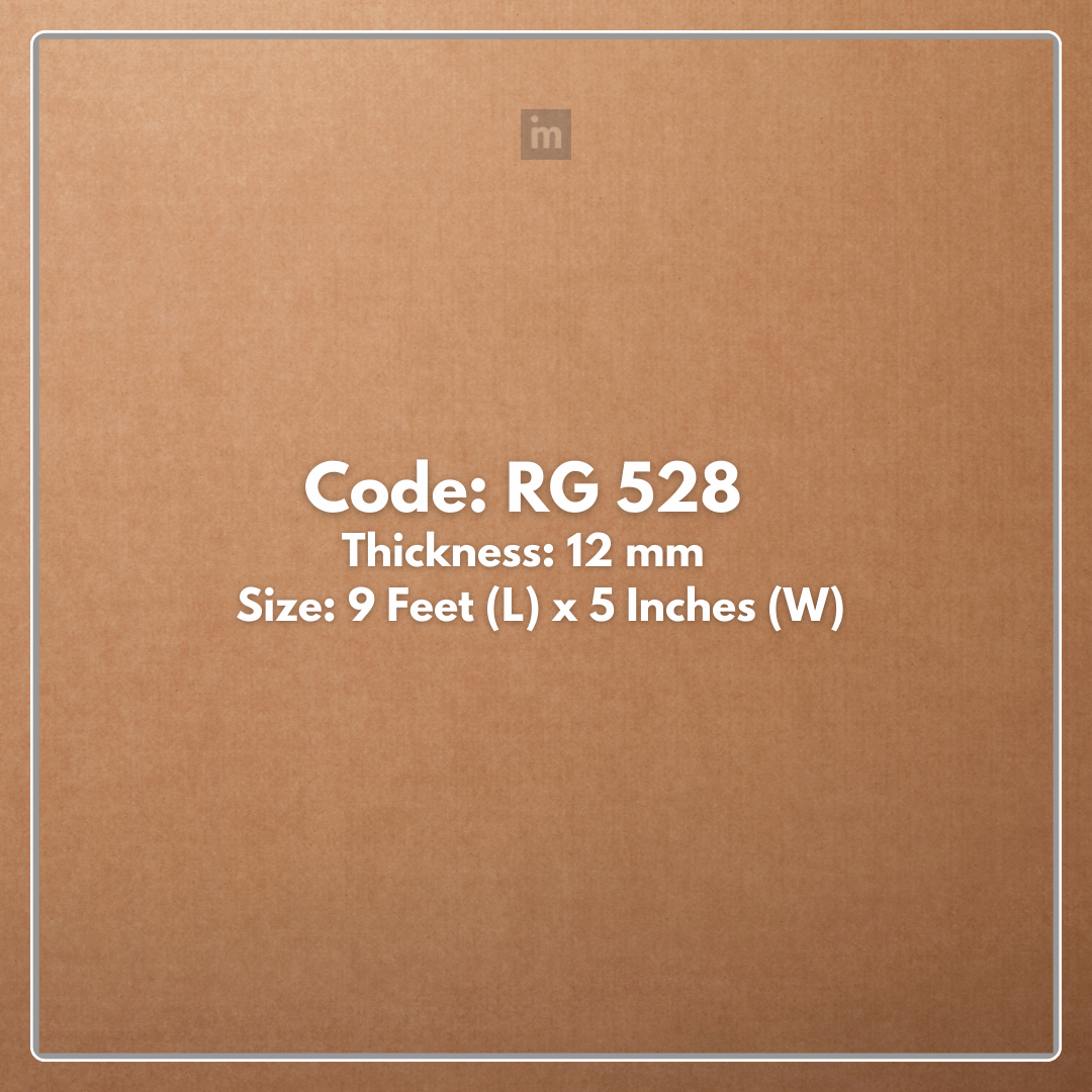 RG 528 / RANG LOUVERS / GROOVE SEAMLESS PLANKS / 9 FT x 5 INCHES x 12MM