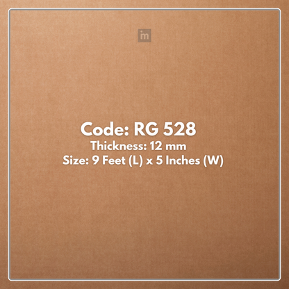 RG 528 / RANG LOUVERS / GROOVE SEAMLESS PLANKS / 9 FT x 5 INCHES x 12MM