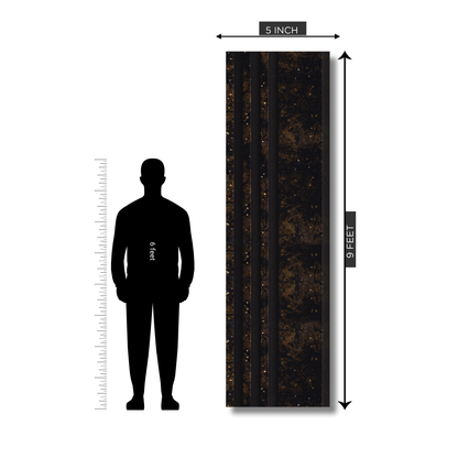 RG 533 / RANG LOUVERS / GROOVE SEAMLESS PLANKS / 9 FT x 5 INCHES x 12MM