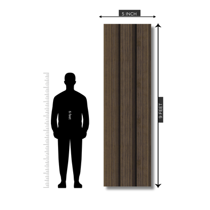 RG 542 / RANG LOUVERS / GROOVE SEAMLESS PLANKS / 9 FT x 5 INCHES x 12MM