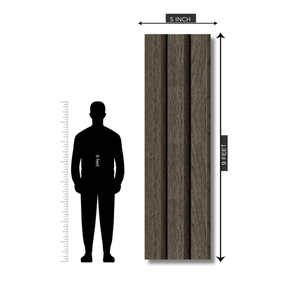 RG 562 / RANG LOUVERS / GROOVE SEAMLESS PLANKS / 9 FT x 5 INCHES x 12MM