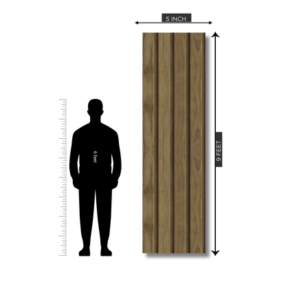 RG 571 / RANG LOUVERS / GROOVE SEAMLESS PLANKS / 9 FT x 5 INCHES x 12MM