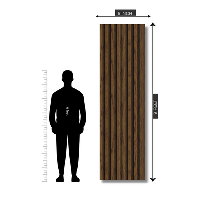 RG 583 / RANG LOUVERS / GROOVE SEAMLESS PLANKS / 9 FT x 5 INCHES x 12MM