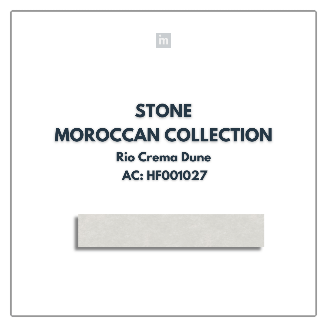 AC: HF001027- RIO CREMA DUNE - STONE - MOROCCAN COLLECTION - 8.86INCH X 36INCH X 4MM - CLICK N LOCK TILES - WELSPUN FLOORING