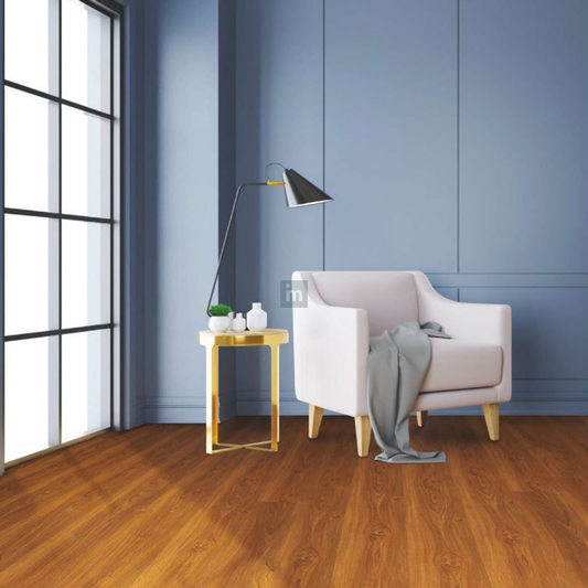 717 - RODEO DRIVE WALNUT  - AC4 8MM - REAL WOOD - MATT SURFACE - LAMINATE FLOORING