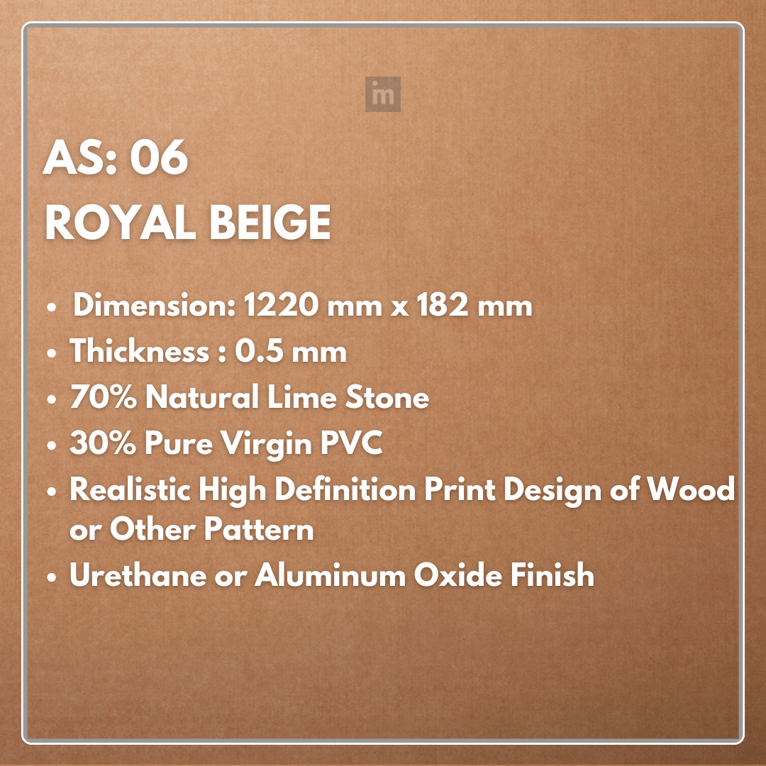AS - 06 - ROYAL BEIGE - SPC FLOORING