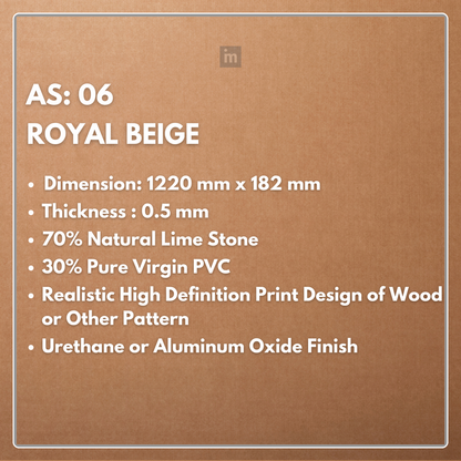 AS - 06 - ROYAL BEIGE - SPC FLOORING