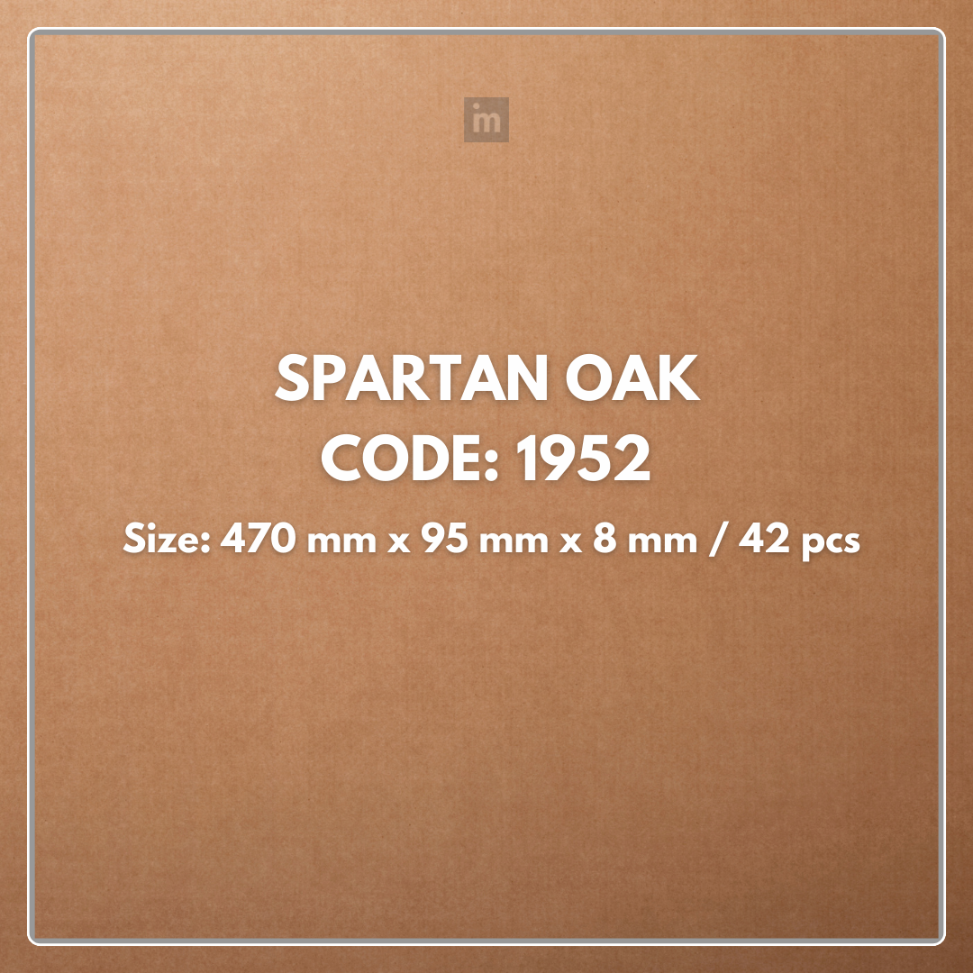 1952 - SPARTAN OAK - AC5 470MM X 95MM X 8MM - MARVEL - SPILL DEFENCE TECHNOLOGY - HERRINGBONE - LAMINATE FLOORING