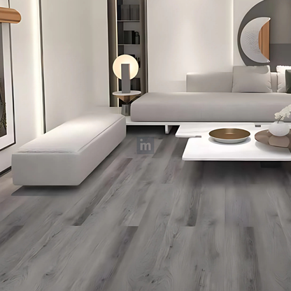 P 2277 - SHALLOW TEXTURE  - SPC PLANK FLOORING - 1220MM X 180MM X 0.3/5 + 1MM  - STUPA - SPC COLLECTION - FLOORING