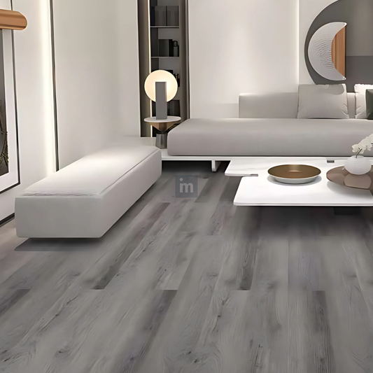 P 2277 - SHALLOW TEXTURE  - SPC PLANK FLOORING - 1220MM X 180MM X 0.3/5 + 1MM  - STUPA - SPC COLLECTION - FLOORING
