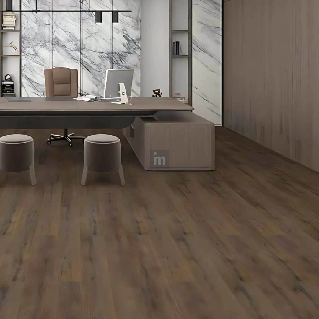 P 3333 - SHALLOW TEXTURE - SPC PLANK FLOORING - 1220MM X 180MM X 0.3/5 + 1MM  - STUPA - SPC COLLECTION - FLOORING