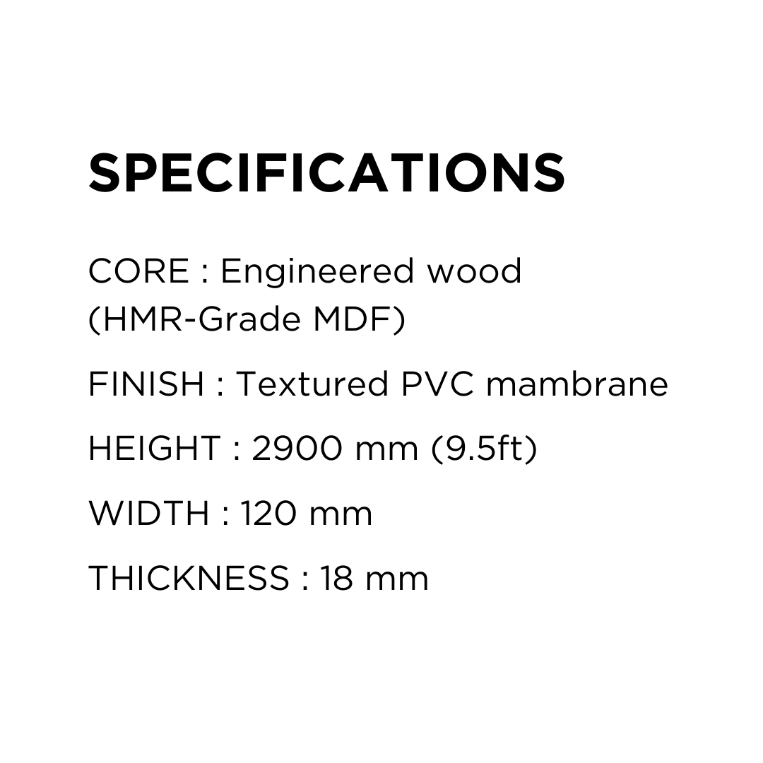 RC 1014 / LOUVERS / FLUTED PANELS / 120 MM x 2900 MM x 18 MM / PREMIUM HDF SLATS
