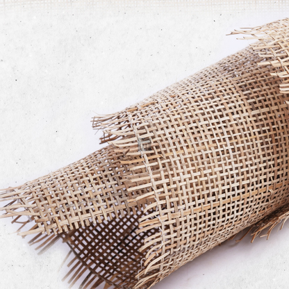 SQUARE NATURAL BROWN - 8005 - 60 CM WIDTH X 1500 CM LENGTH X 100 SQF. - CANE WEBBING