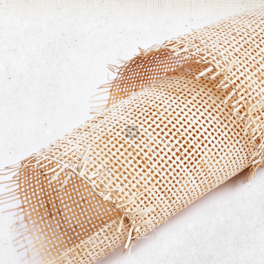 SQUARE NATURAL LIGHT - 8004 - 60 CM WIDTH X 1500 CM LENGTH X 100 SQF. - CANE WEBBING