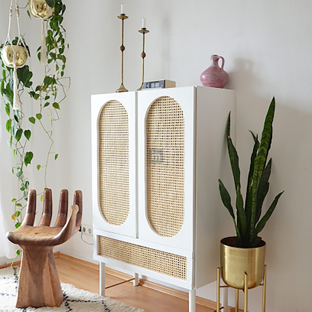 STAR NATURAL DARK - 8003 - 60 CM WIDTH X 1500 CM LENGTH X 100 SQF. - CANE WEBBING