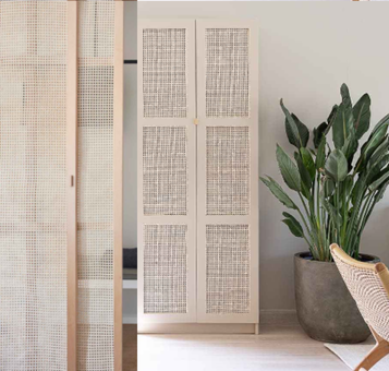 STAR NATURAL WHITE - 60 X 750 CM (50 SQ FT) -  RATTEN CANE WEBBING - CLASSIC & DIVINE