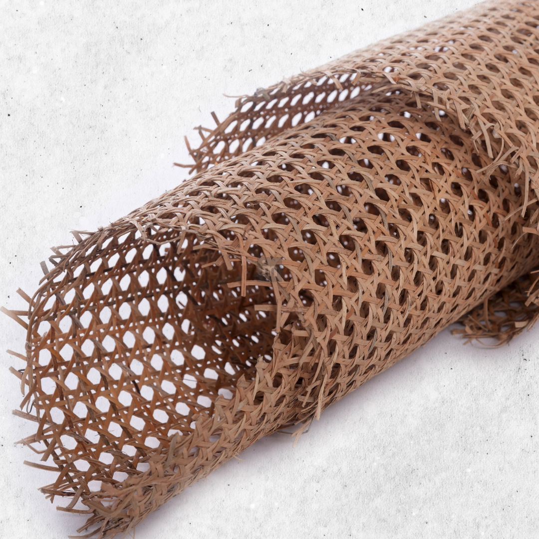 STAR NATURAL DARK - 8003 - 60 CM WIDTH X 1500 CM LENGTH X 100 SQF. - CANE WEBBING