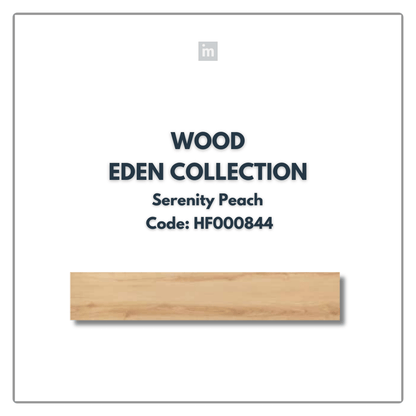 AC: HF000844 - SERENITY PEACH  - EDEN COLLECTION -  CLICK N LOCK TILES - WELSPUN FLOORING