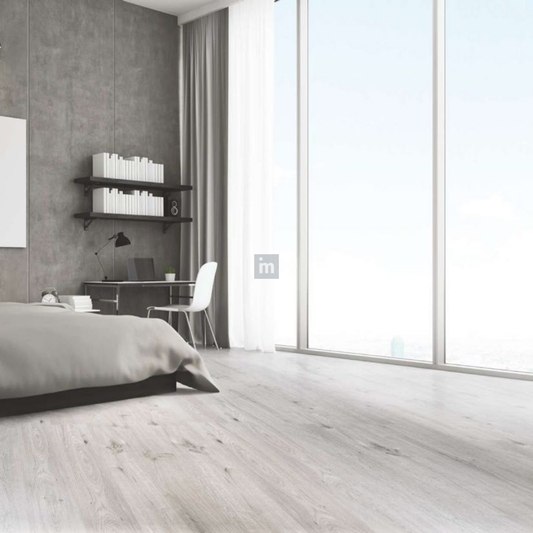 603 - SILVER GREY OAK - AC4 8MM - REAL WOOD - MATT SURFACE - LAMINATE FLOORING