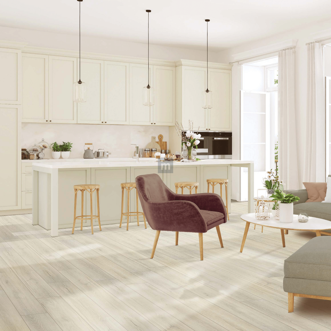 8805 - SILVER GREY WALNUT -  1845MM X 196MM X 10MM - IMMENSO - WOOD FLOORS - HYBRID LAMINATE FLOORING