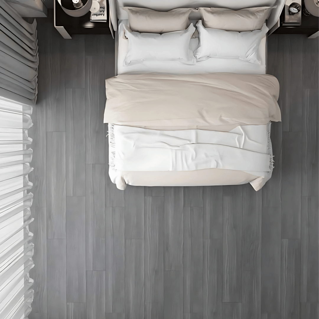 AC: HF001139 - SILVER STRIPED OAK - WOOD - EDEN COLLECTION -  CLICK N LOCK TILES - WELSPUN FLOORING