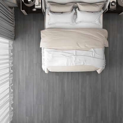 AC: HF001139 - SILVER STRIPED OAK - WOOD - EDEN COLLECTION -  CLICK N LOCK TILES - WELSPUN FLOORING