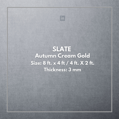 SLATE AUTUMN CREAM GOLD - STONE VENEER