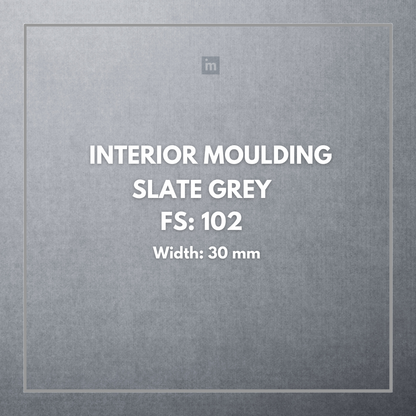 FW 102- 30MM WIDTH - SLATE GREY- FLOURISH INTERIOR MOULDING