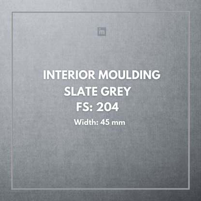 FW 204- 45MM WIDTH - SLATE GREY- FLOURISH INTERIOR MOULDING