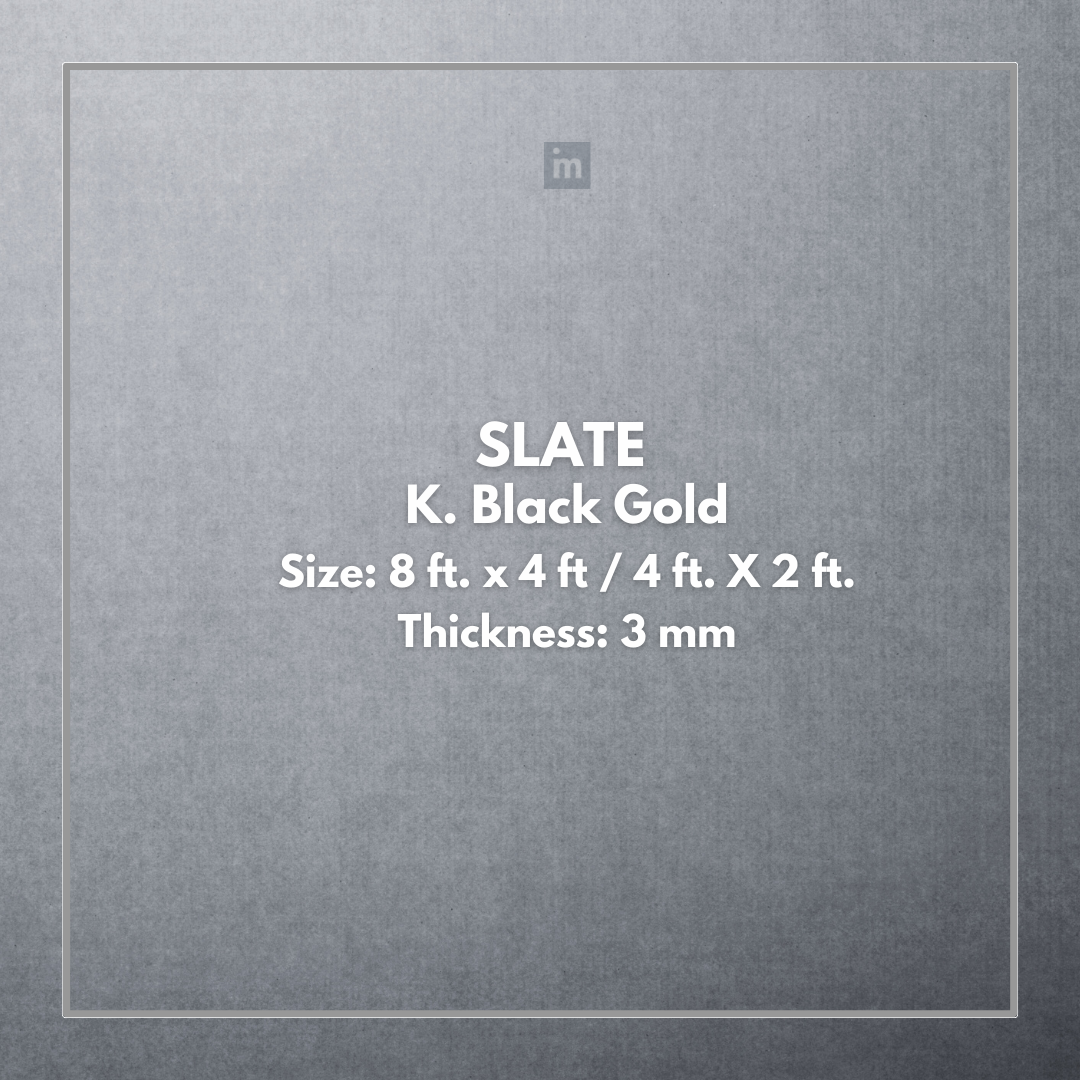 SLATE K.BLACK GOLD - STONE VENEER