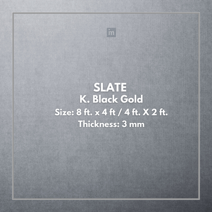 SLATE K.BLACK GOLD - STONE VENEER