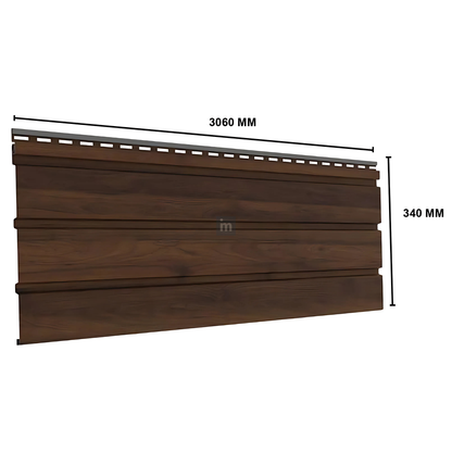 SOFFIT PANEL / SOFFIT PANEL WITH SINGLE PERFORATION / SOFFIT PANEL WITH TRIPLE PERFORATION / 340MM  X 3060MM / INTERNAL CEILINGS AND WALLS / EXTERNAL CEILINGS / PARE INNOV+ / SOFFIT PANELS
